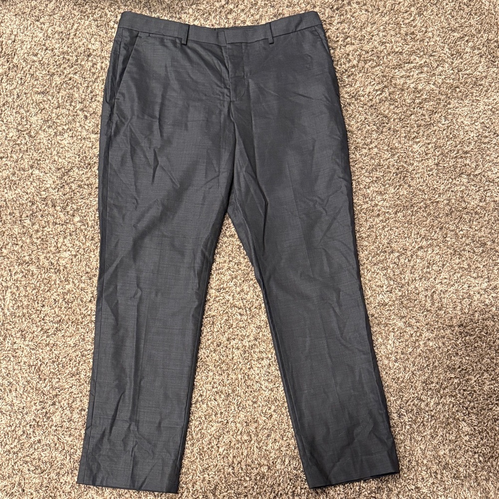 Express Charcoal Dress Pants for Men